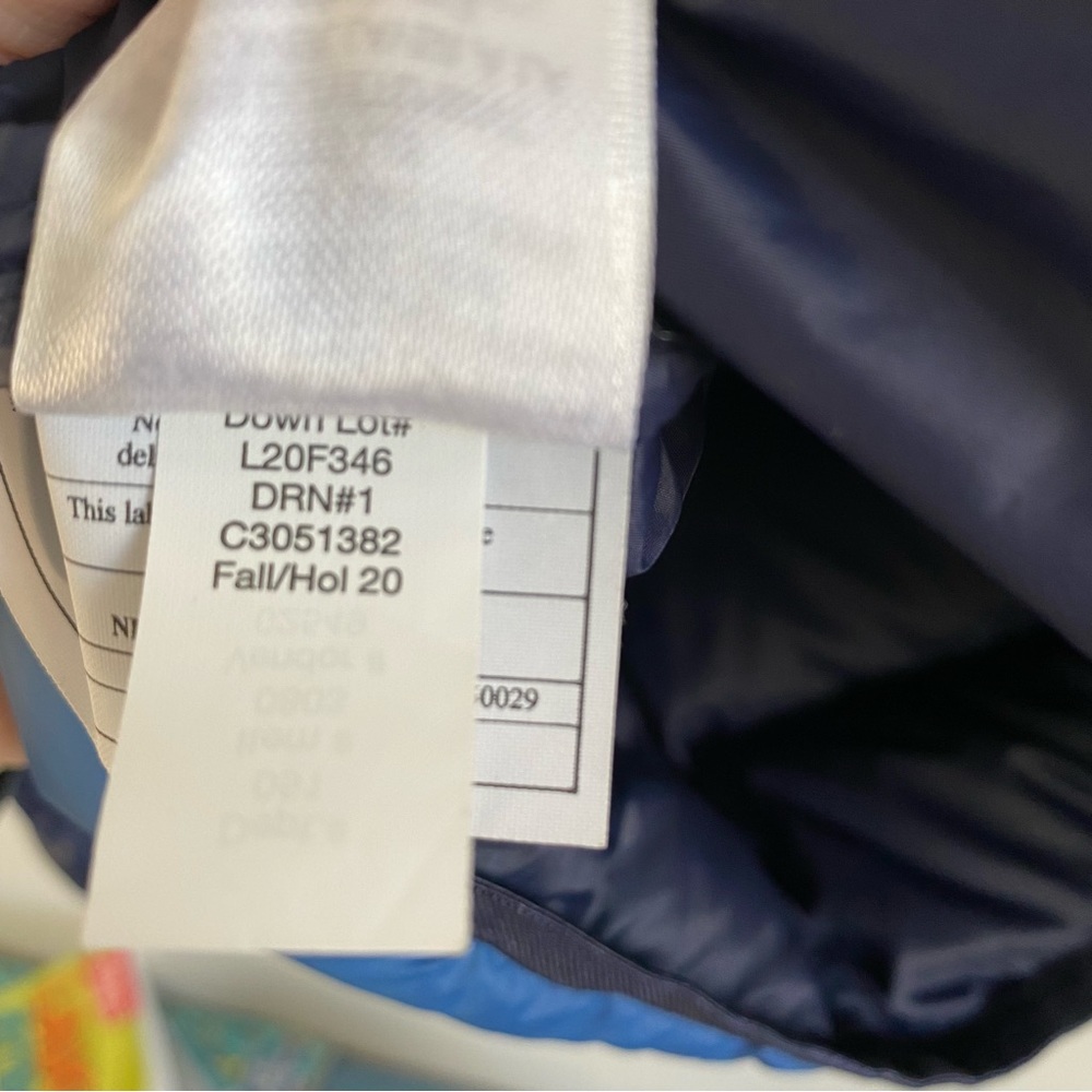 Eddie Bauer Men’s Hooded Puffer Jacket Blue Ombré Size XXL - Picture 3 of 7